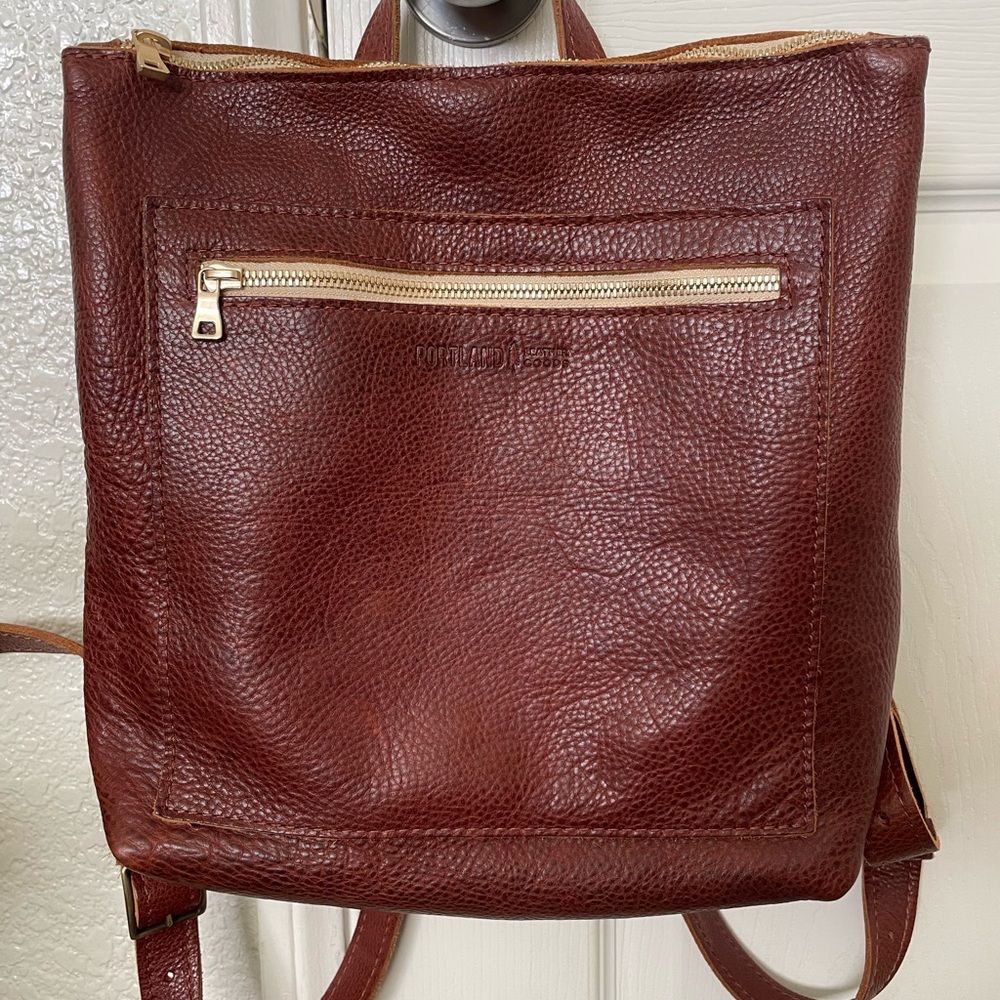 Portland Leather Goods Tote Backpack